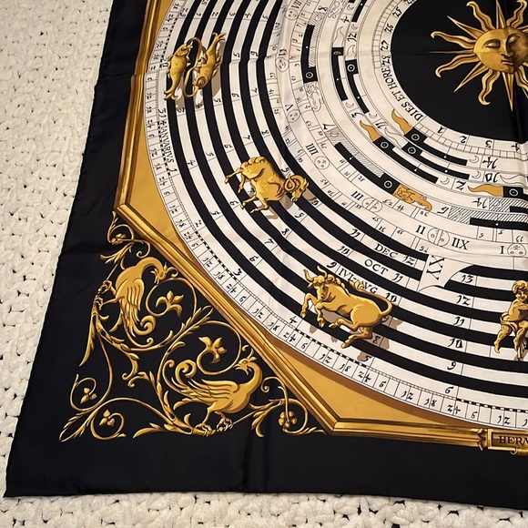 Hermès ASTROLOGIE DIES ET HORE scarf 90 ☀️ ⭐️ - Picture 5 of 10